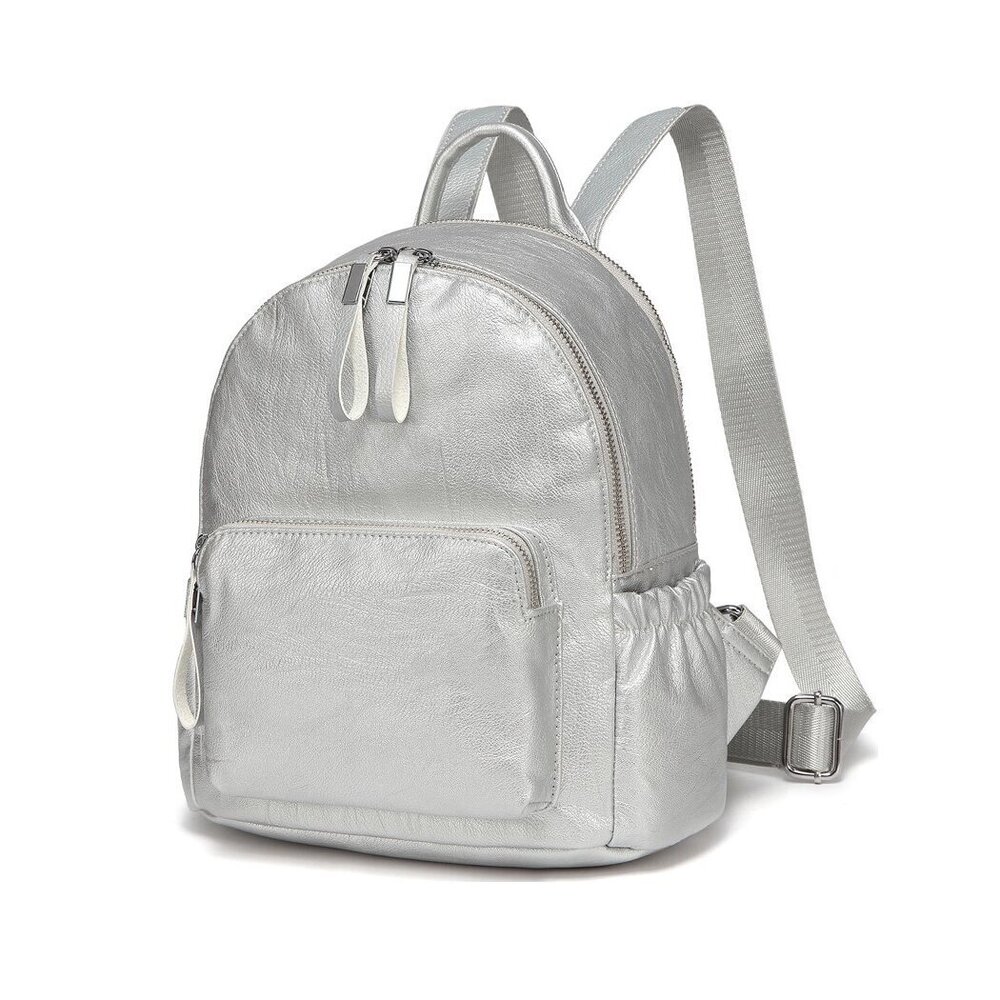 4980 Backpack, Mini Backpack PU Leather Waterproof Fashion Small Casual